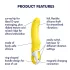 Satisfyer G-punkta vibrators ūdensizturīgs dzeltens Yummy Sunshine