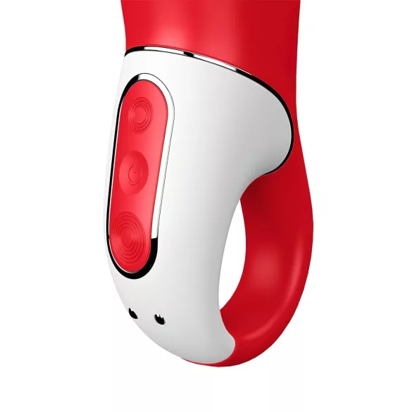 Satisfyer Power Flower - ūdensizturīgs uzlādējams vibrators sarkans