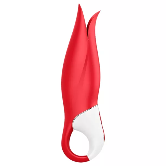 Satisfyer Power Flower - ūdensizturīgs uzlādējams vibrators sarkans