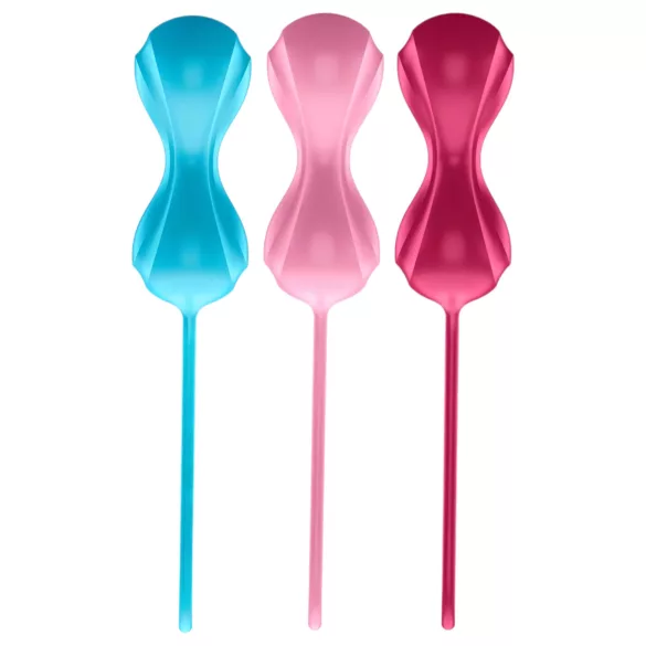 Satisfyer geišas bumbiņu komplekts ar kustīgām lodītēm 3 gab.