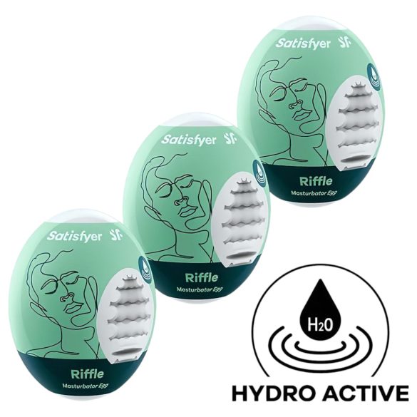 Satisfyer Egg Riffle - masturbators olu komplekts 3 gab