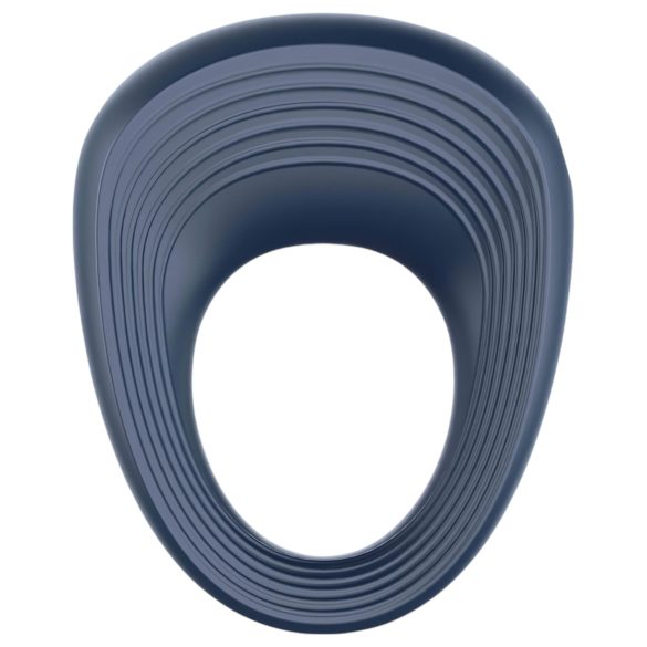 Satisfyer erekcijas gredzens ar vibrāciju, ūdensizturīgs, pelēks
