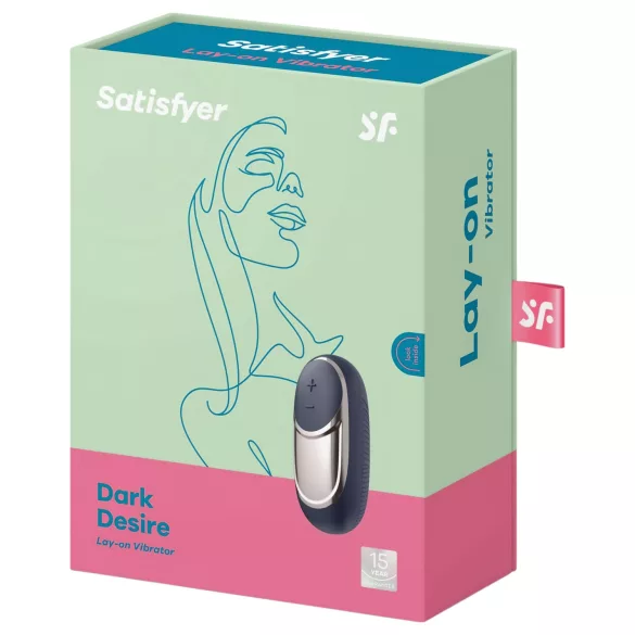 Satisfyer klitora vibrators Dark Desire uzlādējams melns