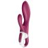 Satisfyer Heated Affair - sildošs, klitorisu stimulējošs vibrators (sarkans)