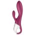 Satisfyer Heated Affair - sildošs, klitorisu stimulējošs vibrators (sarkans)