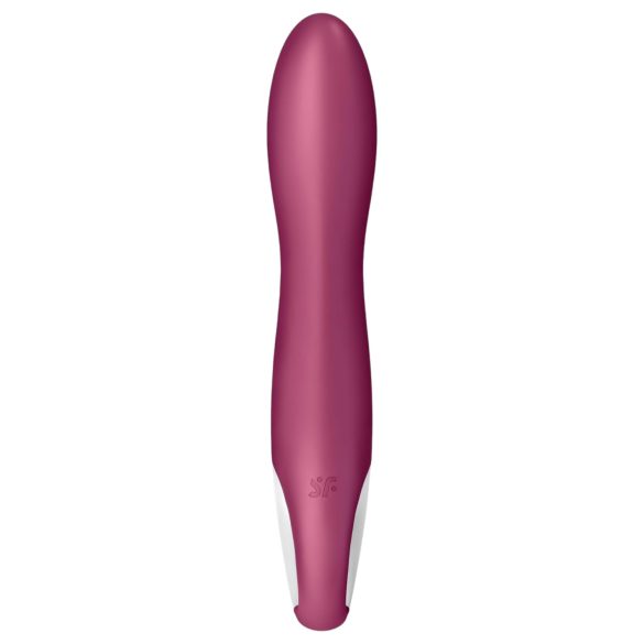 Satisfyer Lielais Karstums - uzlādējams, sildošs G punkta vibrators (sarkans)