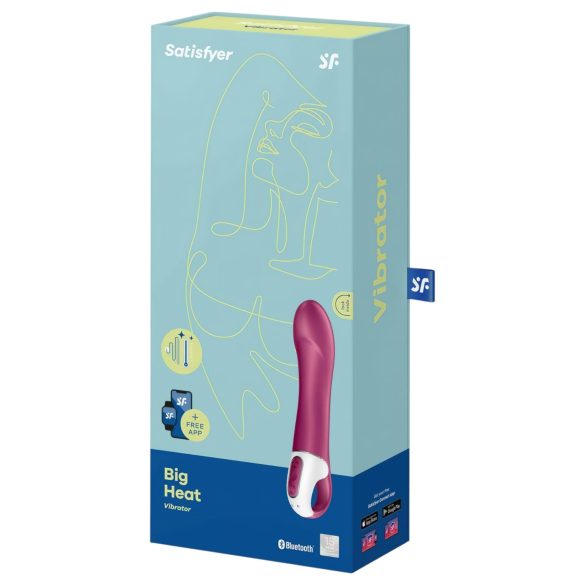 Satisfyer Lielais Karstums - uzlādējams, sildošs G punkta vibrators (sarkans)