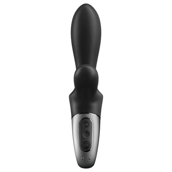 Satisfyer Heat Climax+ - anālais vibrators ar sildīšanu, melns