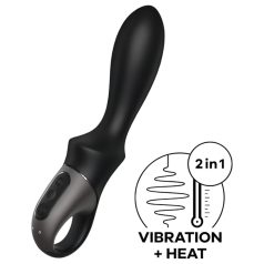   Satisfyer Heat Climax - anālais vibrators ar sildīšanu melns