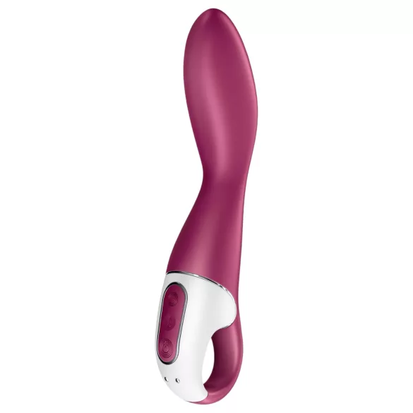 Satisfyer Heated Thrill - lietotnes vadāms uzsildošs vibrators (sarkans)