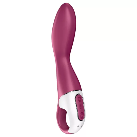 Satisfyer Heated Thrill - lietotnes vadāms uzsildošs vibrators (sarkans)