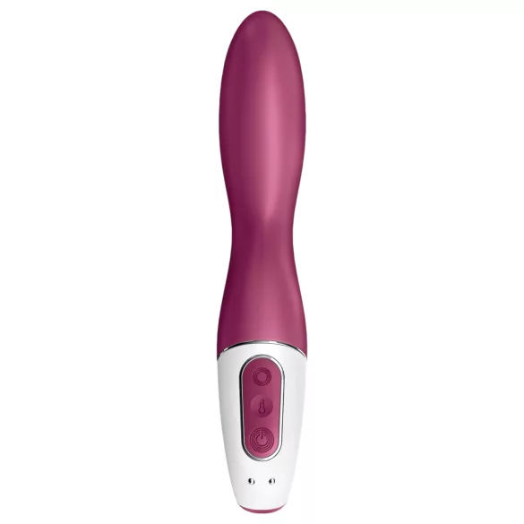 Satisfyer Heated Thrill - lietotnes vadāms uzsildošs vibrators (sarkans)