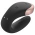 Satisfyer Double Love - viedais, bezvadu pāru vibrators (melns)