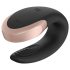 Satisfyer Double Love - viedais, bezvadu pāru vibrators (melns)