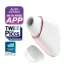 Satisfyer Love Triangle - klitora stimulators ar gaisa viļņiem balts