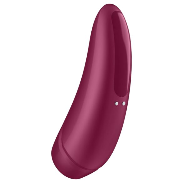 Satisfyer Curvy 1+ - klitora stimulators ar gaisa viļņiem sarkans