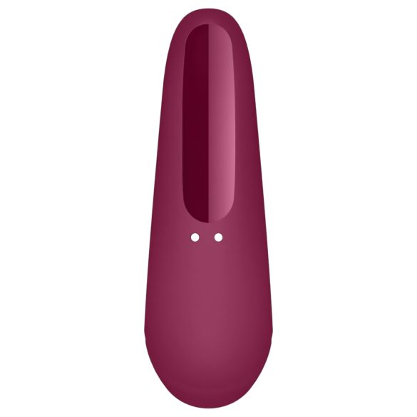 Satisfyer Curvy 1+ - klitora stimulators ar gaisa viļņiem sarkans