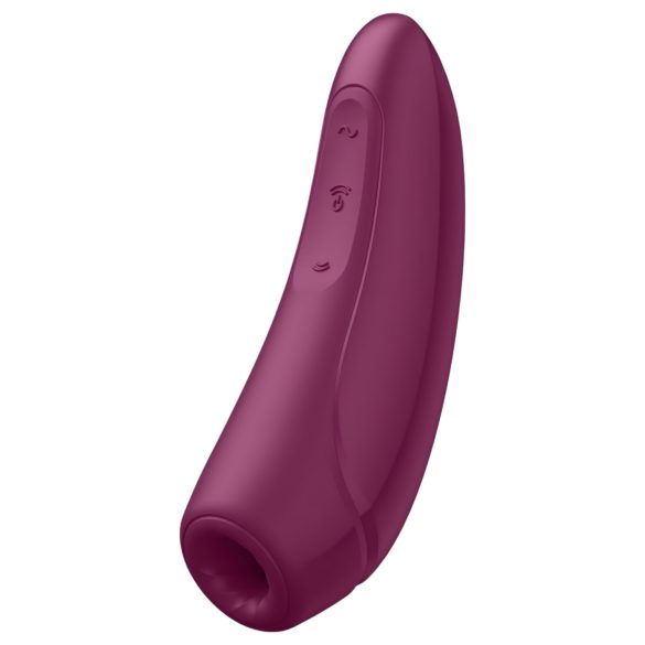 Satisfyer Curvy 1+ - klitora stimulators ar gaisa viļņiem sarkans
