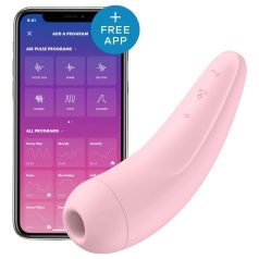   Satisfyer Curvy 2+ - klitora stimulatora ar gaisa viļņiem rozā