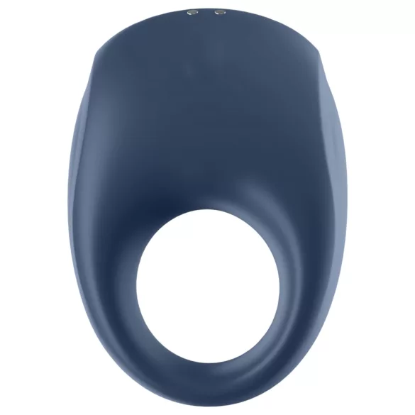 Satisfyer Strong One - Lietotnes vadāms vibrējošs erekcijas gredzens vīriešiem (zils)