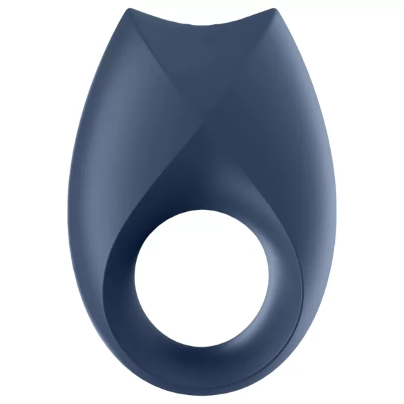Satisfyer Royal One - lietotnes vadāms vibrējošs dzimumlocekļa gredzens vīriešiem (zils)