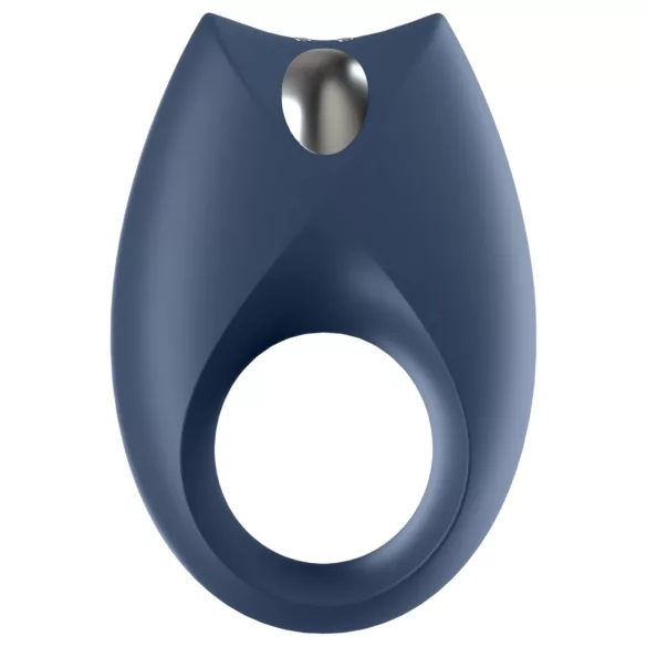Satisfyer Royal One - lietotnes vadāms vibrējošs dzimumlocekļa gredzens vīriešiem (zils)