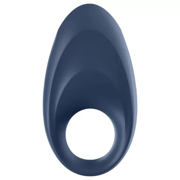 Satisfyer Mighty One - erekcijas gredzens ar vibrāciju zilā krāsā
