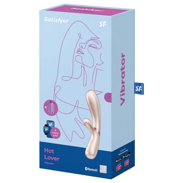 Satisfyer Hot Lover - viedais vibrators sudraba krāsā