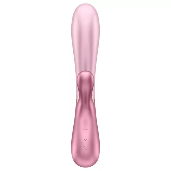 Satisfyer Hot Lover - vibrators ar sildīšanas funkciju rozā