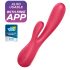 Satisfyer Mono Flex - inteliģents ūdensizturīgs vibrators (sarkans)