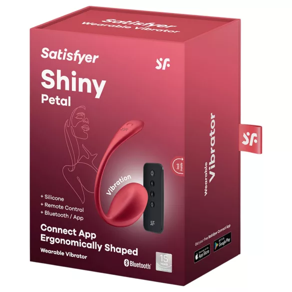 Satisfyer vibrācijas olas ar pulti sarkans