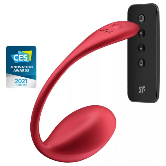 Satisfyer vibrācijas olas ar pulti sarkans