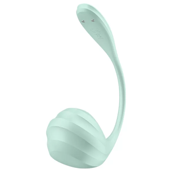 Satisfyer Smooth Petal - lietotnes vadīta vibrējoša ola (zaļa)
