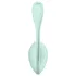 Satisfyer Smooth Petal - lietotnes vadīta vibrējoša ola (zaļa)