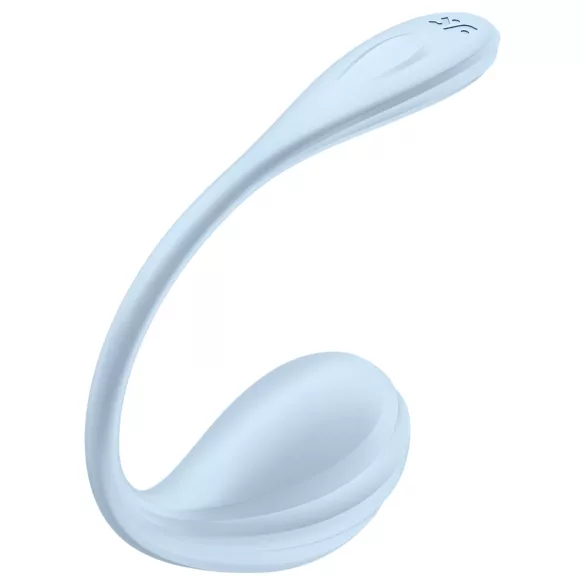 Satisfyer vibrējošā olas rotaļlieta ar vadību caur lietotni zilā krāsā