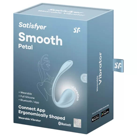 Satisfyer vibrējošā olas rotaļlieta ar vadību caur lietotni zilā krāsā