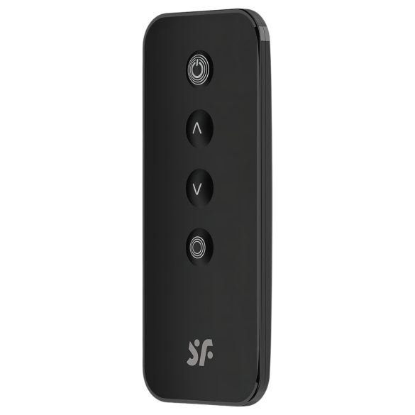 Satisfyer vibrējoša olveida rotaļlieta ar tālvadību, melna