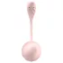 Satisfyer vibrējoša ola ar tālvadību, rozā, Ribbed Petal
