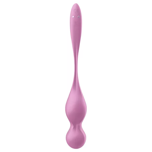 Satisfyer Love Birds 1 - lietotnes vadāma vibrējoša geiša bumbiņa (rozā)