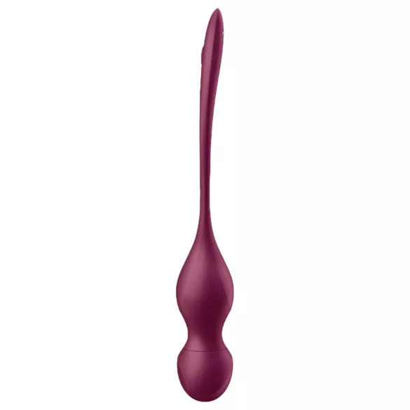 Satisfyer Love Birds Vary - lietotnes vadāms vibrējošs gejšas bumbiņu vibrators (sarkans)