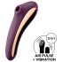 Satisfyer Dual Kiss - 2in1, vaginālais un klitora vibrators (violets)