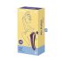 Satisfyer Dual Kiss - 2in1, vaginālais un klitora vibrators (violets)