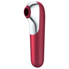   Satisfyer Dual Love - klitora un maksts vibrators ar Bluetooth, sarkans