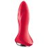 Satisfyer Rotator Plug 1 - pērļu anālais vibrators (sarkans)