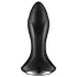 Satisfyer anālais vibrators ar bumbiņām, melns