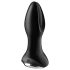 Satisfyer Rotator Plug 2 - anālais vibrators ar bumbiņām melns
