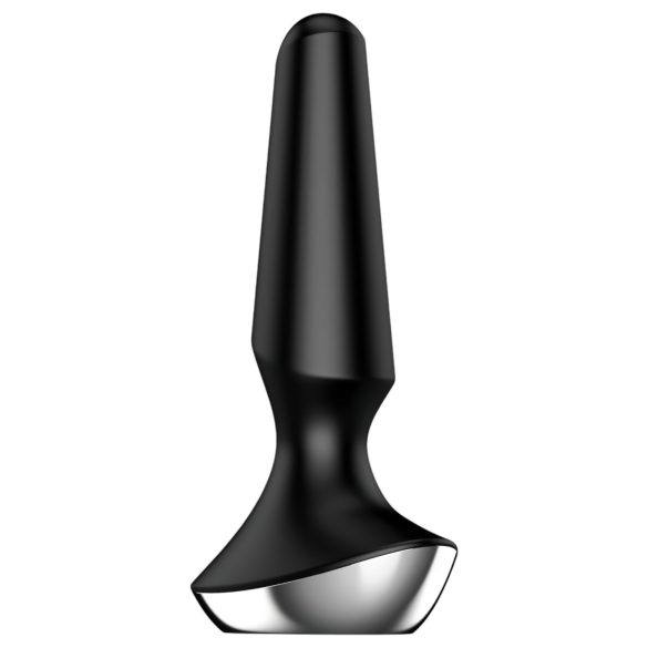Satisfyer Plug-ilicious 2 - gudrs anālais vibrators (melns)