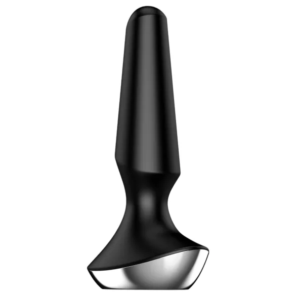 Satisfyer Plug-ilicious 2 - lietotnes vadāms anālais vibrators (melns)