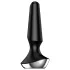 Satisfyer Plug-ilicious 2 - lietotnes vadāms anālais vibrators (melns)