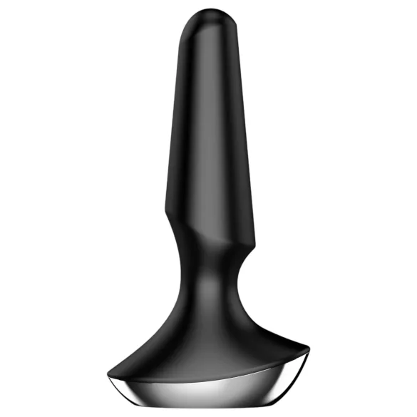 Satisfyer Plug-ilicious 2 - lietotnes vadāms anālais vibrators (melns)